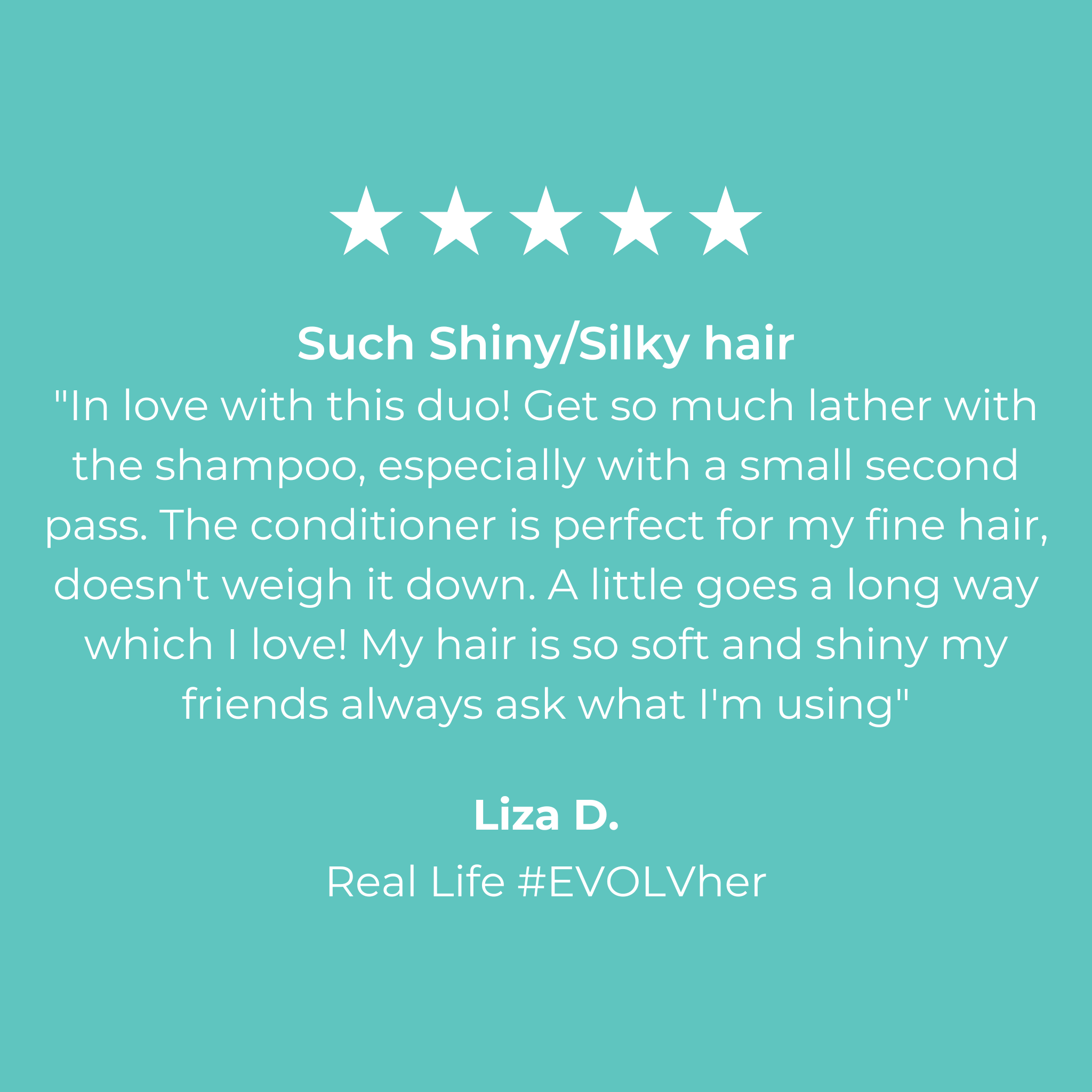 EVOLVh UltraShine Moisture Shampoo & Conditioner Duo