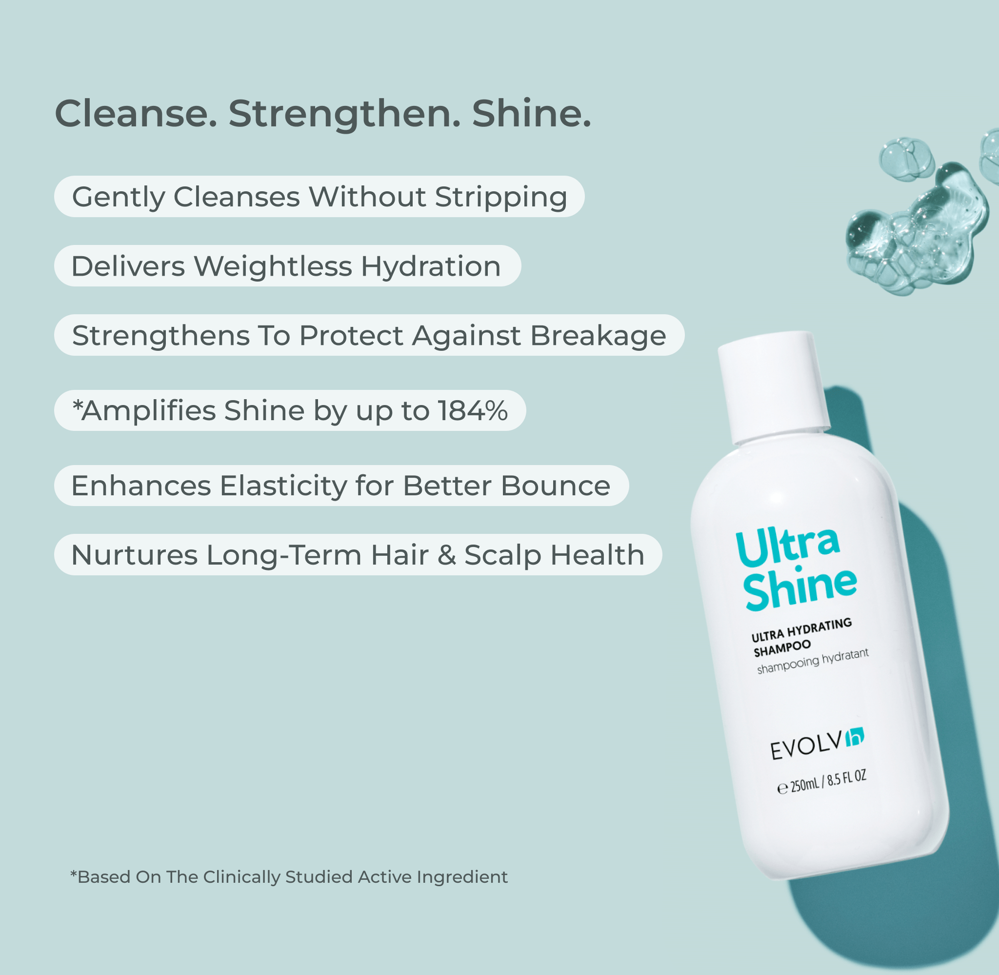 Evolvh UltraShine Ultra Hydrating Shampoo