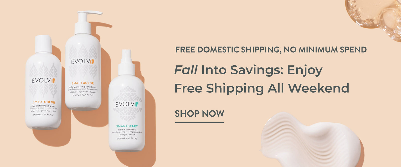 Clean hair products from EVOLVh – shop now