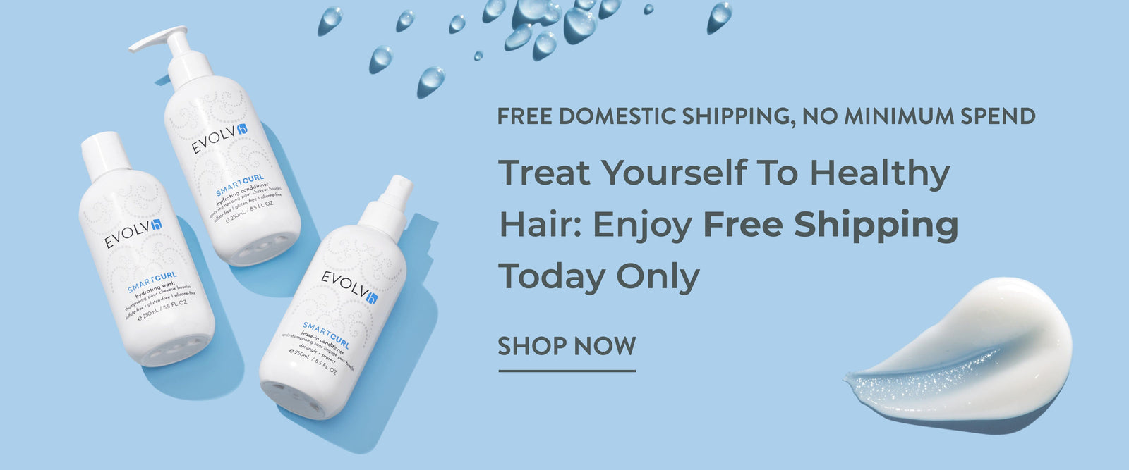 Clean hair products from EVOLVh – shop now