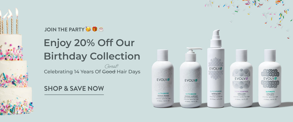 Clean hair products from EVOLVh – shop now