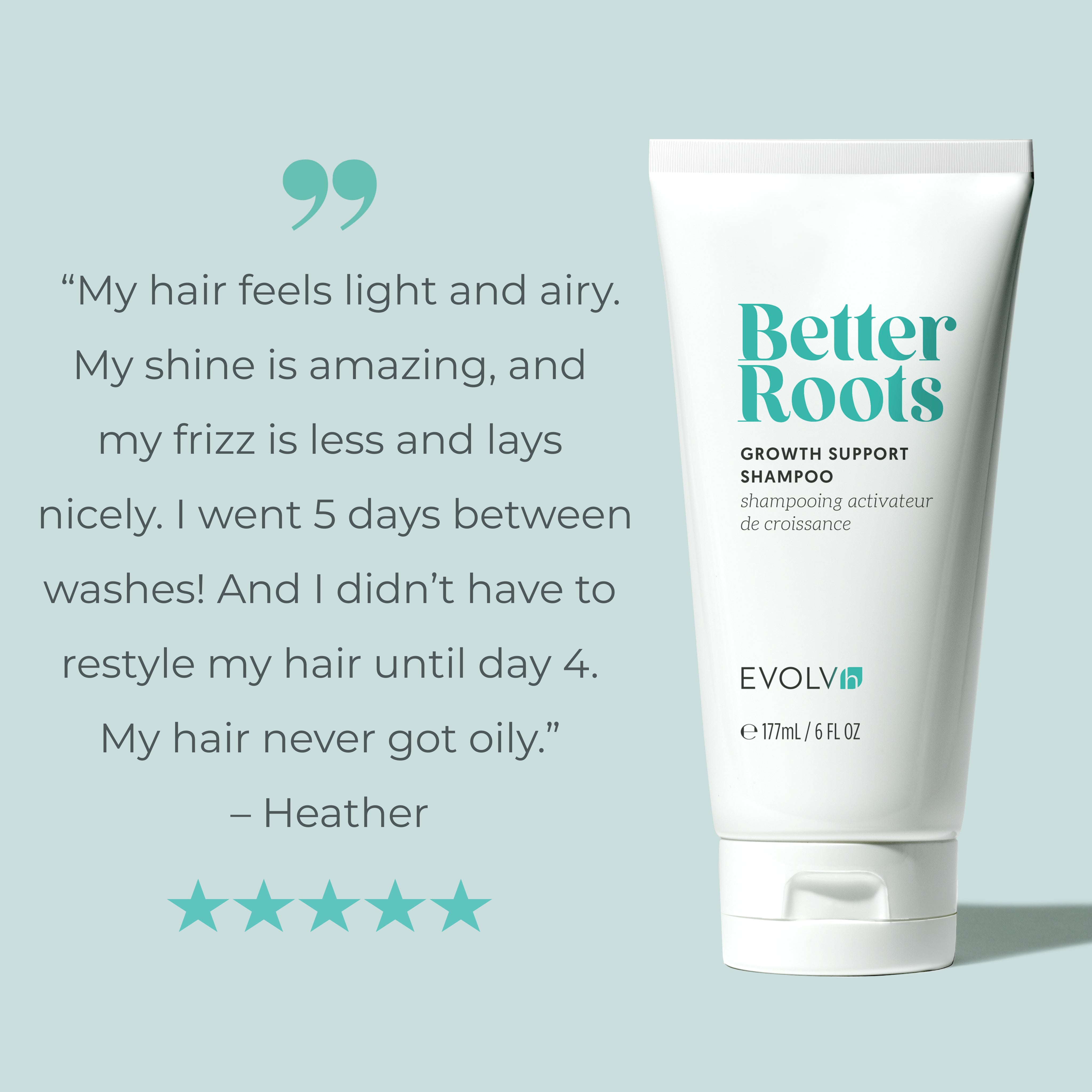 EVOLVh  Better Roots Growth Support Shampoo