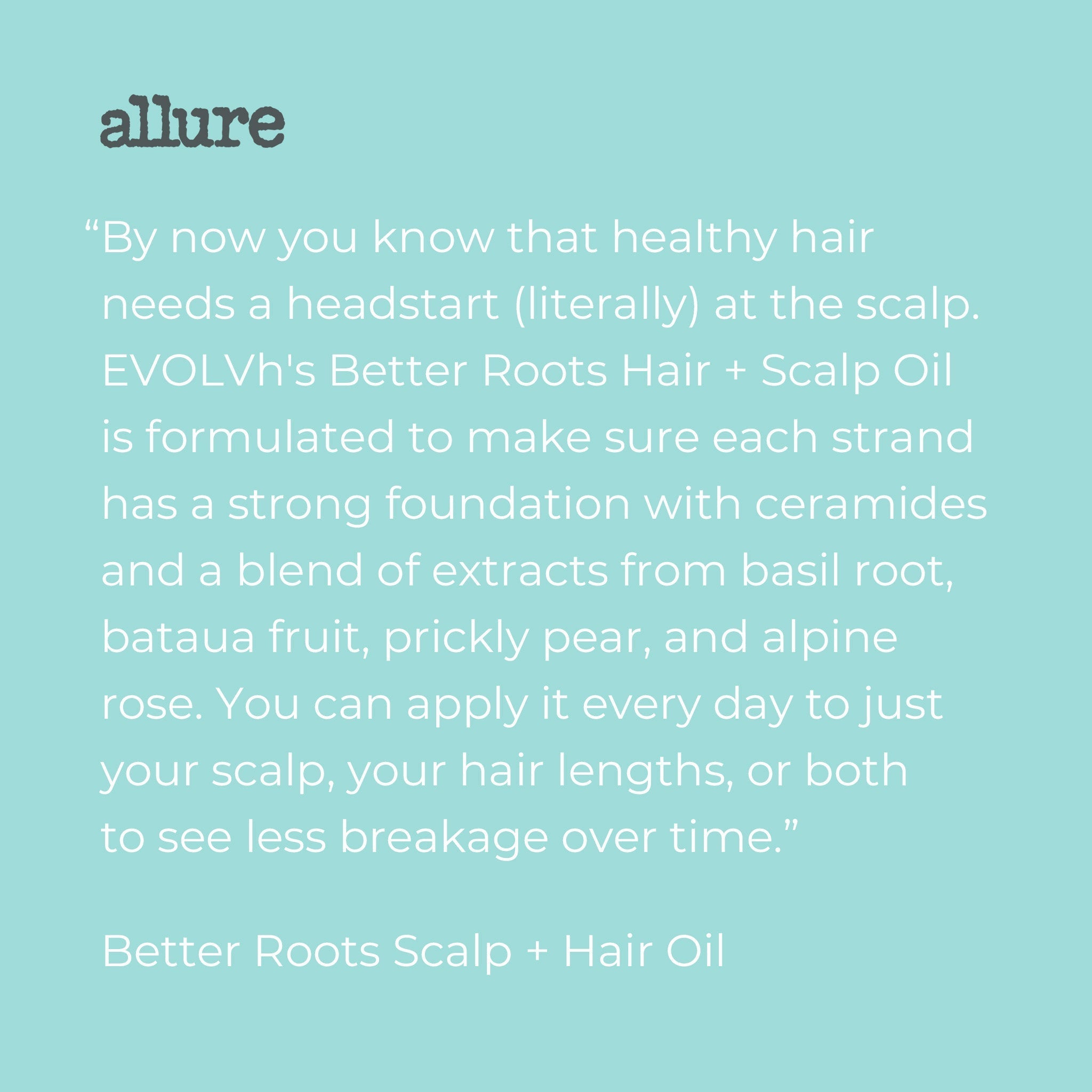 EVOLVh  Better Roots Scalp + Hair Oil
