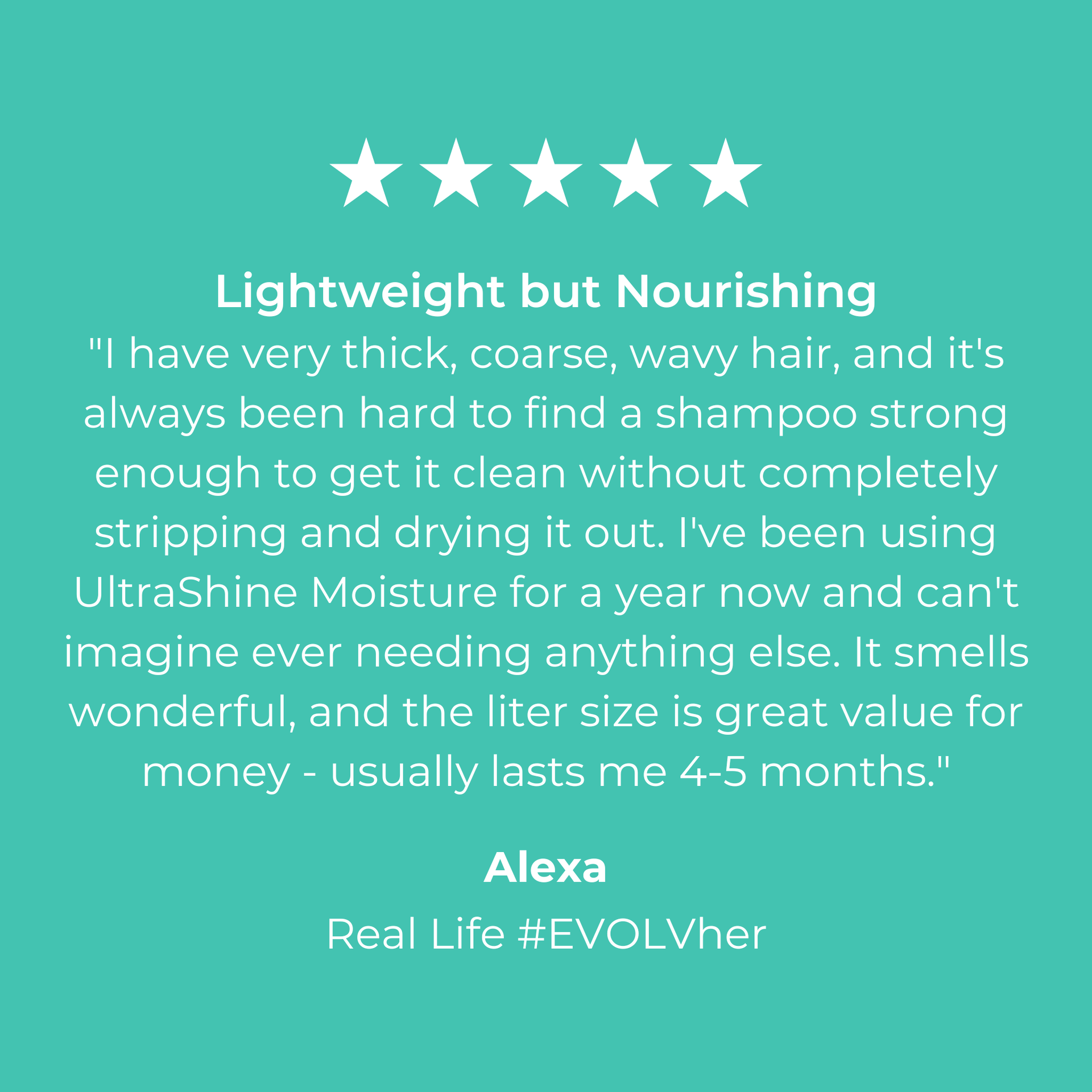 EVOLVh  UltraShine Moisture Shampoo & Conditioner Liter Duo
