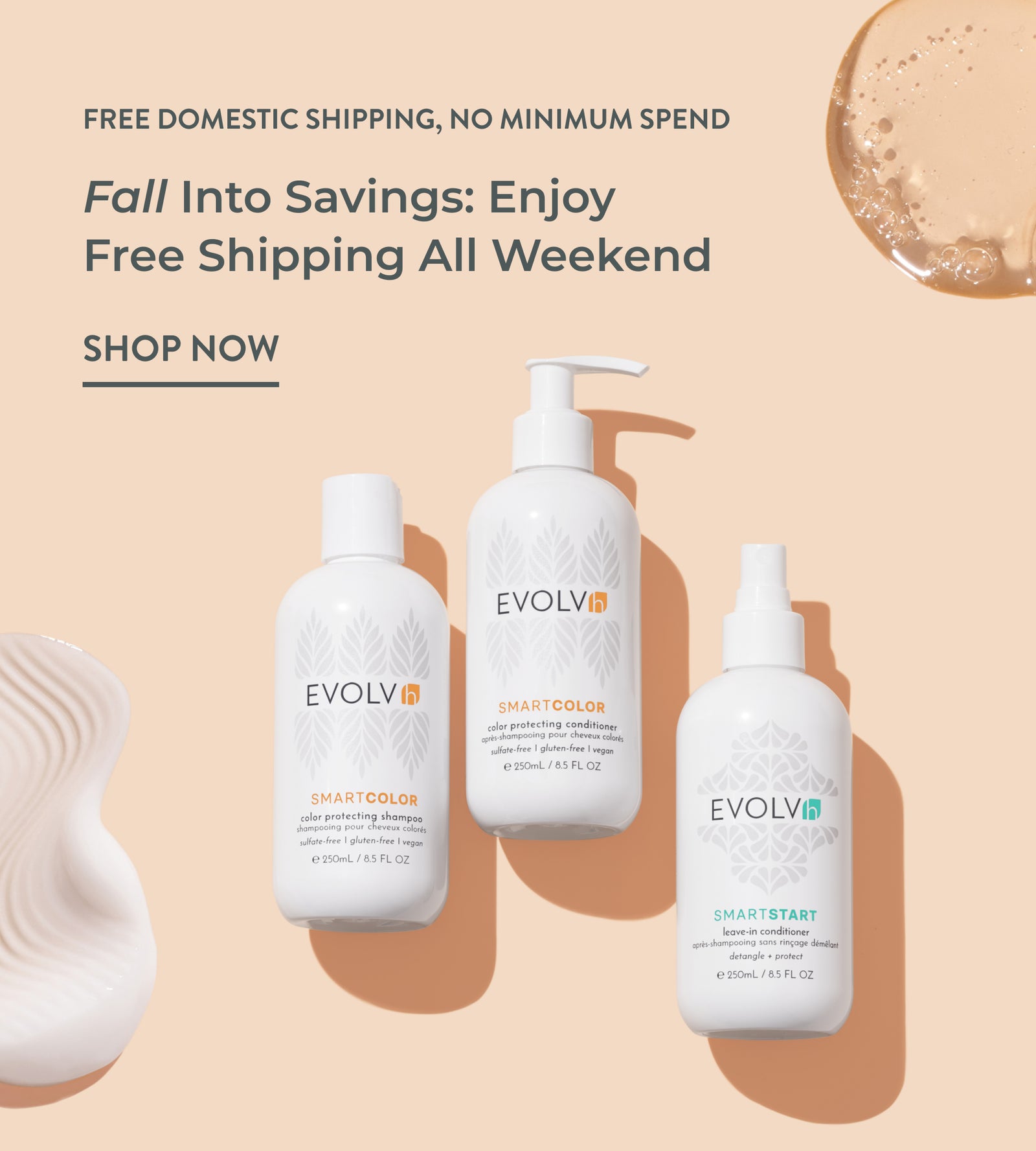 Clean hair products from EVOLVh – shop now