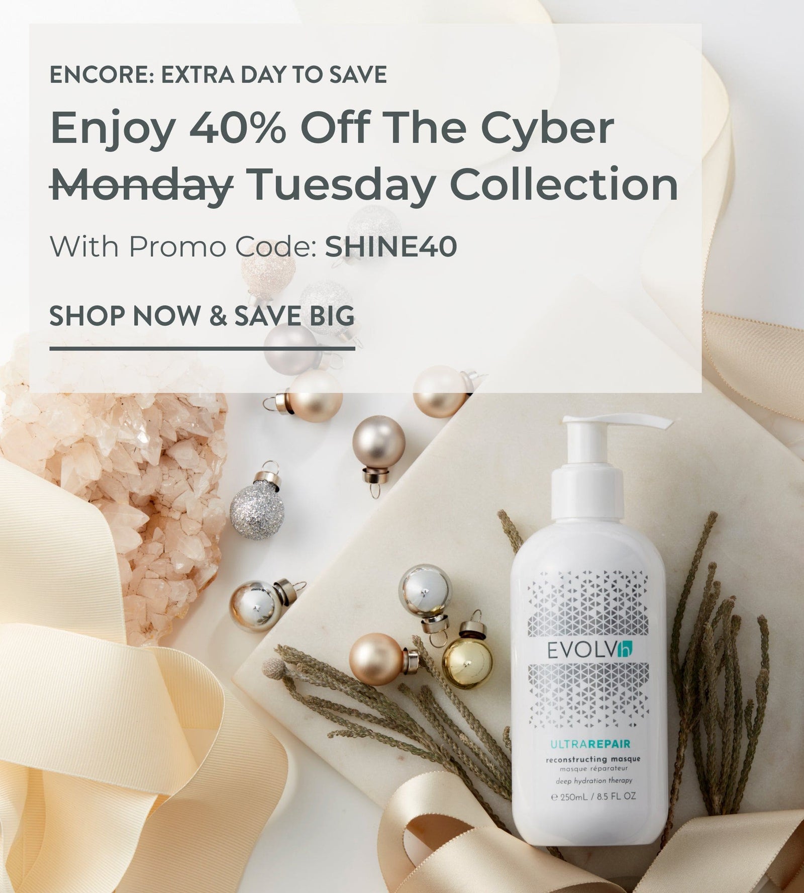 Clean hair products from EVOLVh – shop now