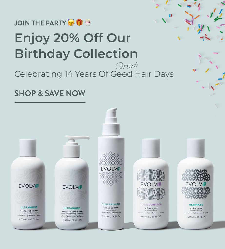 Clean hair products from EVOLVh – shop now
