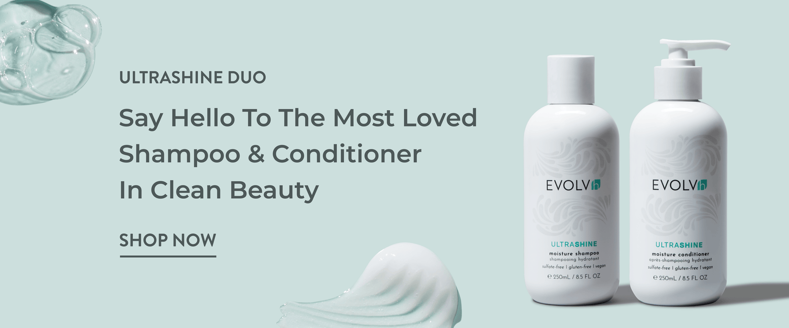 Clean hair products from EVOLVh – shop now